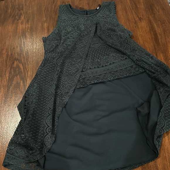 My Michelle Girls Green Lace Dress - Picture 5 of 6